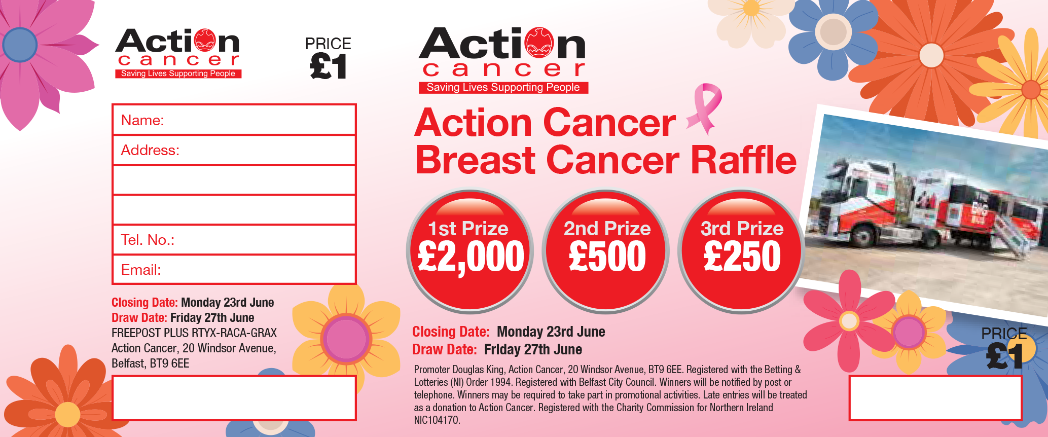 AC 175x73 Spring Raffle Ticket 2025